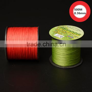 Super quality & service braided wire green 4,8 weaves