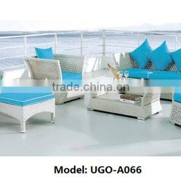 Morden poly rattan outdoor furniture with cushions