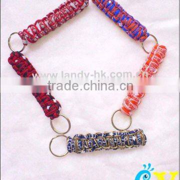 wholesale Survival 550 paracord keychain,chinese key chains