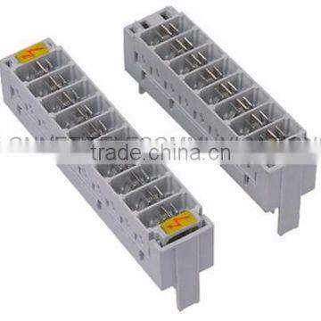 10 pair 2 pole protection magazine without GDT with dust cover