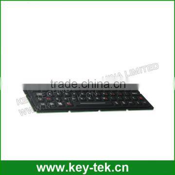 Custom IP65 Dynamic Sealed & Ruggedized Industrial Silicone Rubber Hygienic Keyboard