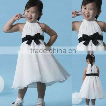 New arrived summer chiffon flower girl dress EDF-007