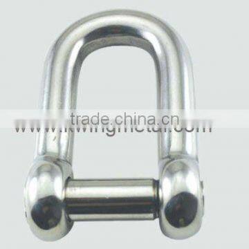 Stainless Steel Slotted Head Dee Shackle