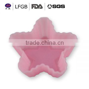 With stock ! fashionable and customized star shape silicone cake mould