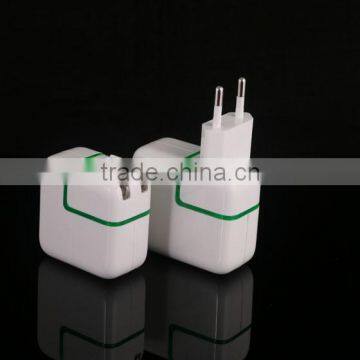 2-Port 5V/2A Compact USB Wall Charger/Portable Charger All-In-One Travel Charger for IPhone, IPad, IPod, Smartphones, 5V Tablets photo-2