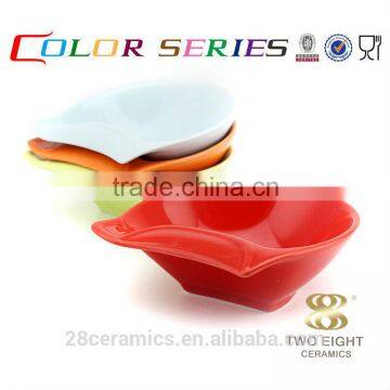 Wholesale thai ceramic tableware, guangzhou crockery unique salad bowls