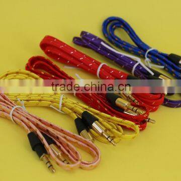 3.5mm Audio Cable Male to Male for Car Stereo Aux Cable Hih Qualityty