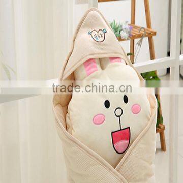Ajustable Baby Blanket Soft Cotton Muslin Newborn Sleep Wrap With Tie photo-4