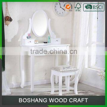 BOSHANG Simple Wooden Dressing Table