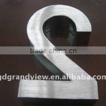 Customized Long Durable Stainless Steel Surface Led Number Sign photo-5