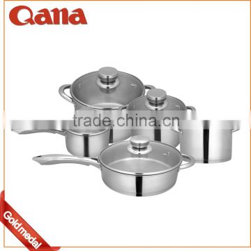 12PC STAINLESS STEEL PAN POT COOKWARE SAUCEPAN SET