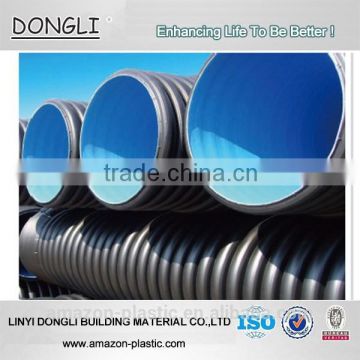 ISO8772 SN4 SN8 HDPE DWC pipe corrugated pipe for drainage