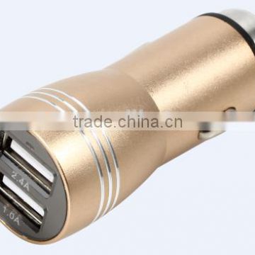 Dual USB Car Charger for Apple and Android Devices (High Output)