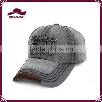 Fashion stylish washed denim baseball cap