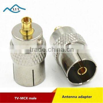 RF Adapter F male quick plug to MCX male plug electric rf adapter for CCTV Camera
