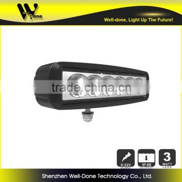 Epistar 6 inch 18w led slim mini lightbar