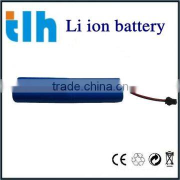 14500 cylindrical li-ion battery pack 7.4V 1600mah