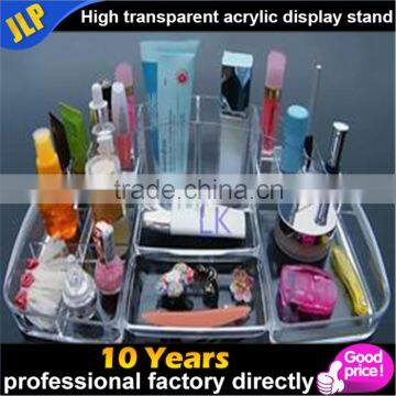 Customized acrylic cosmetic storage containers stand