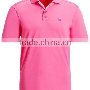 men pink color Hot Sell polo shirt