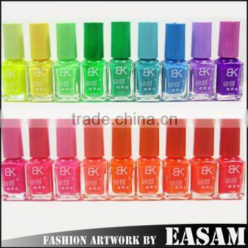 2015 new arrival glow in dark nail polish