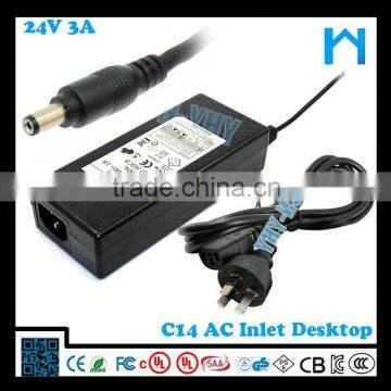 CE RoHS Approved Cctv 75w 24v 3a dc Power Supply photo-5