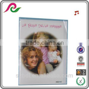 family A5 sound mould postcard with MP3 audio