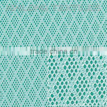 Tricot air mesh textile for shoes D022 sandwich boned fabric