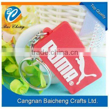 Promotional Soft Rubber Key Chain With 3D Oval Shape Supplies Best Price and Quality in Custom Logo and Brand photo-3