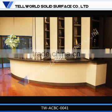 bar reception furniture counter curve bar counters