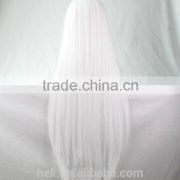 Cheap Fashionable Cosplay Wig Long Straight Human Wigs 80cm photo-2