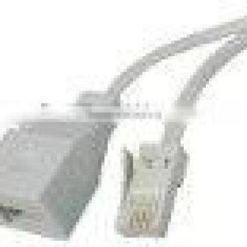 4C UK plug and single jack telephone extension cable