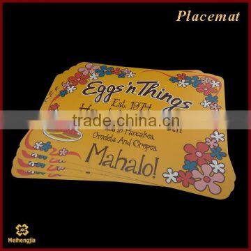 China Supplier Hotsale Brown Pattern Pvc Place Mat photo-2
