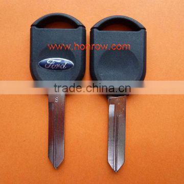 Honrow Good quality Ford transponder key with 4D63 80Bit chip, ford key transponder