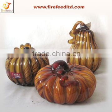 decorative glass pumpkin