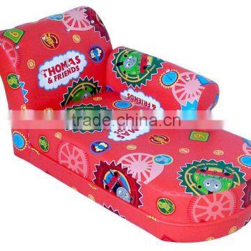 kids chaise longue in cartoon pattern