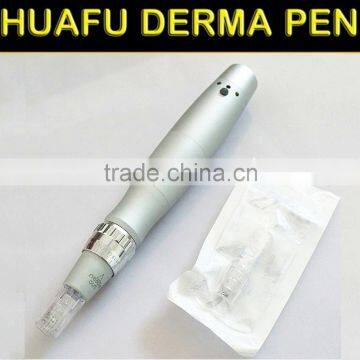 Huafu 2016! factory wholesale eyelash growth recharegeable electric stamp derma pen