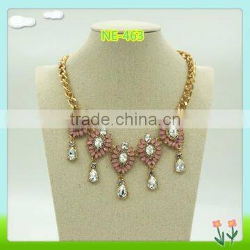 2015 Latest and fashion gold necklace for decoration