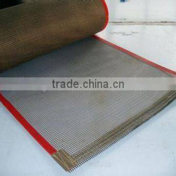 Chemical Resistance Ptfe Teflon Coated Fiberglass Open Mesh Conveyor Belt With Joint photo-5