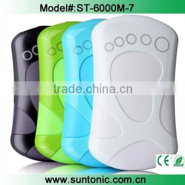 Uniquie design and soft touch power bank 5000