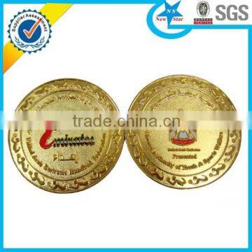 High quality die cast gold coin