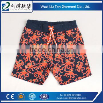 bright color print children and kids shorts