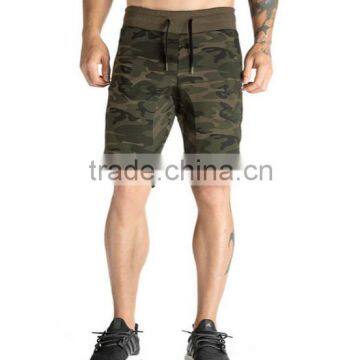 Custom gym clothing crossfit men running shorts wholesale blank camo shorts