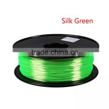 3D Pen Filament Silk Filament Polymer Composites Material Green with Silk Texture