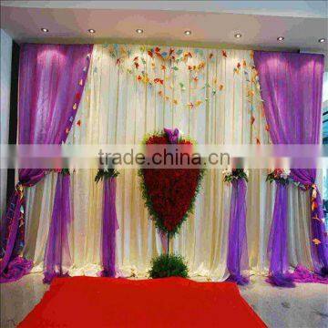 Polyester Faux-silk Dupioni Curtain Fabric