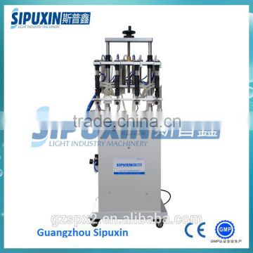 Sipuxin_Semi auto 4 heads pneumatic perfume filling machine / perfume production line