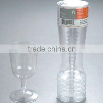 5 OZ disposable plastic PS red wine cup