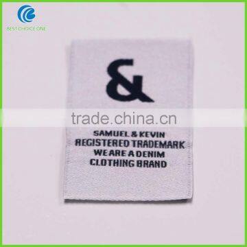 Customized High Quality Woven Clothing Labels Clothing Labels Iron On Garment labels