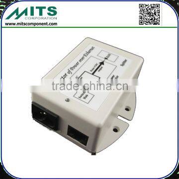 19W/24V 1 port Gigabit PoE Injector for IP Phone, IP Cam, AP, Security & Networking Devices