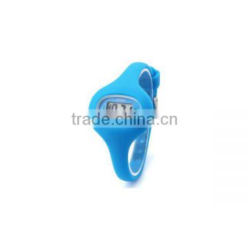 Silicone wristband watch