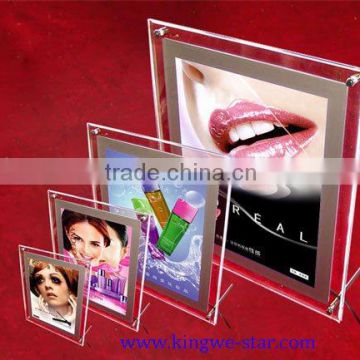 Multidimension crystal LED light box